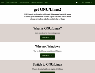 getgnulinux.org screenshot