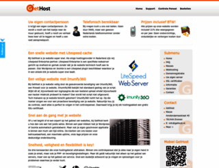 gethost.nl screenshot