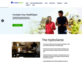 gethydrogenie.com screenshot