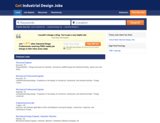 getindustrialdesignjobs.com screenshot