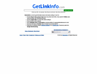 getlinkinfo.com screenshot