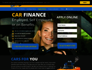 getmecarfinance.co.uk screenshot