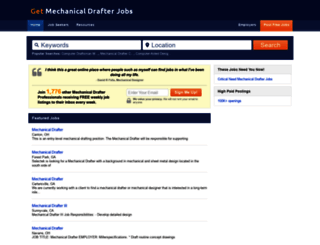 getmechanicaldrafterjobs.com screenshot