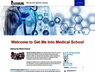getmeintomedicalschool.com screenshot