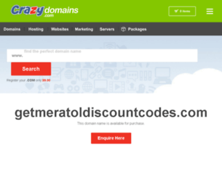 getmeratoldiscountcodes.com screenshot