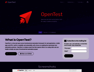 getopentest.org screenshot