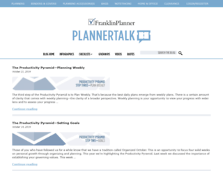 getorganized.franklinplanner.com screenshot