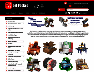 getpacked.com.au screenshot