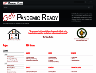 getpandemicready.com screenshot