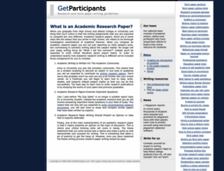 getparticipants.com screenshot