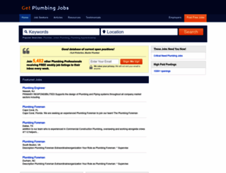 getplumbingjobs.com screenshot