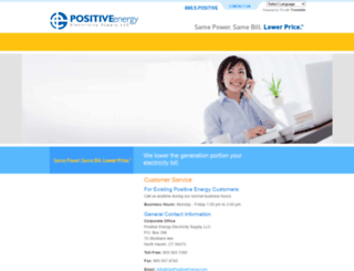 getpositiveenergy.com screenshot