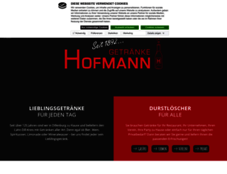 getraenke-hofmann.de screenshot