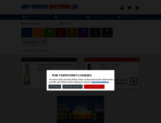 getraenkedepot.wir-liefern-getraenke.de screenshot