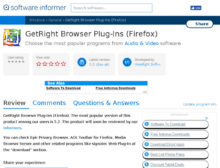 getright-browser-plug-ins-firefox.software.informer.com screenshot