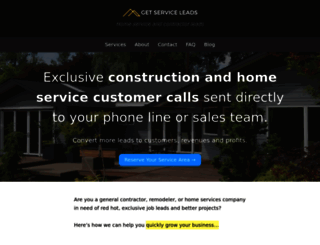 getserviceleads.com screenshot