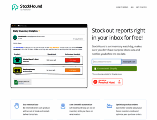 getstockhound.com screenshot