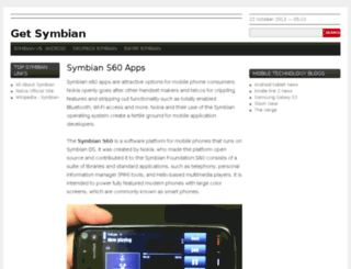 getsymbian.com screenshot