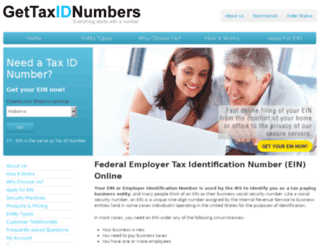 gettaxidnumbers.com screenshot