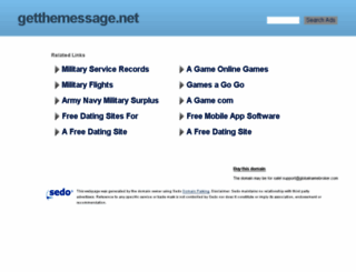 getthemessage.net screenshot