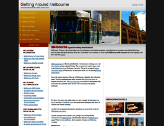getting-around-melbourne.com.au screenshot