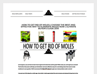 getting-rid-of-ground-moles.com screenshot