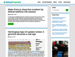 gettingthingstech.com screenshot