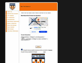 gettoknowu.com screenshot