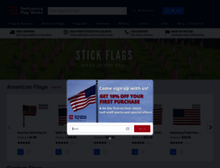 gettysburgflag.com screenshot