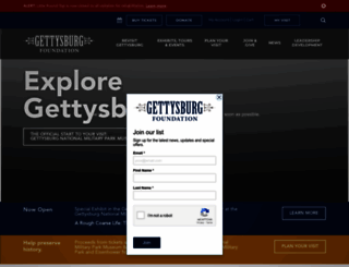 gettysburgfoundation.org screenshot