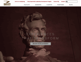 gettysburgleadership.com screenshot