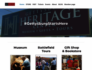 gettysburgmuseum.com screenshot