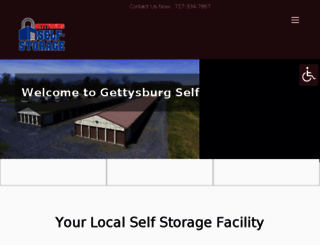 gettysburgselfstorage.com screenshot