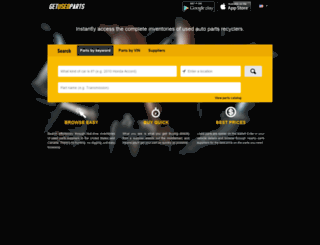 getusedparts.com screenshot