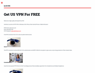 getusvpn.com screenshot
