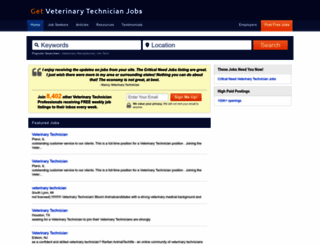 getveterinarytechnicianjobs.com screenshot