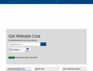 getwebsitecost.com screenshot