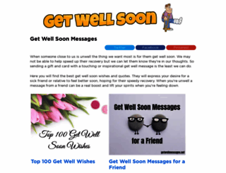 getwellmessages.net screenshot