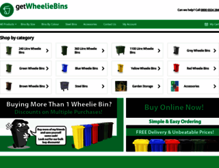 getwheeliebins.co.uk screenshot