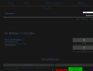 gevaudan.es screenshot