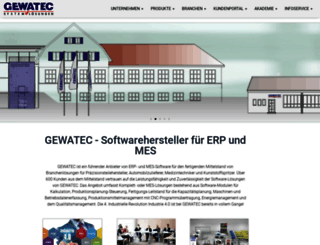 gewatec.com screenshot
