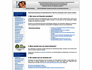 gewerbe-anmeldung.com screenshot
