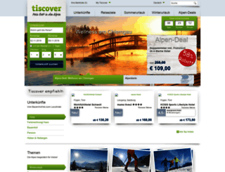 gewinnspiel.tiscover.com screenshot