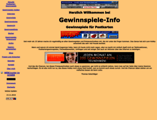 gewinnspiele-fuer-postkarten.de screenshot
