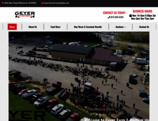 geyerfarmservice.com screenshot