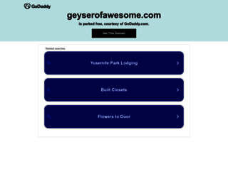 geyserofawesome.com screenshot