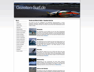 gezeiten-surf.de screenshot