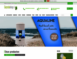 gezondeshop.nl screenshot