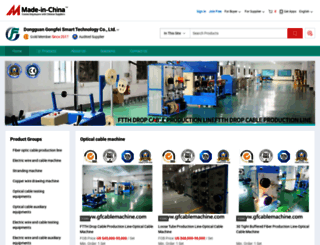 gfcablemachine.en.made-in-china.com screenshot