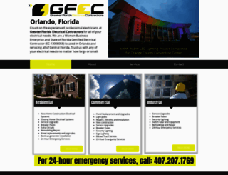 gfecontractors.com screenshot